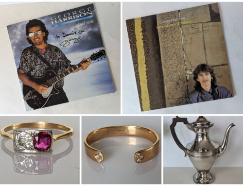 George Harrison albums, jewellery and gold coins sell well at June auction